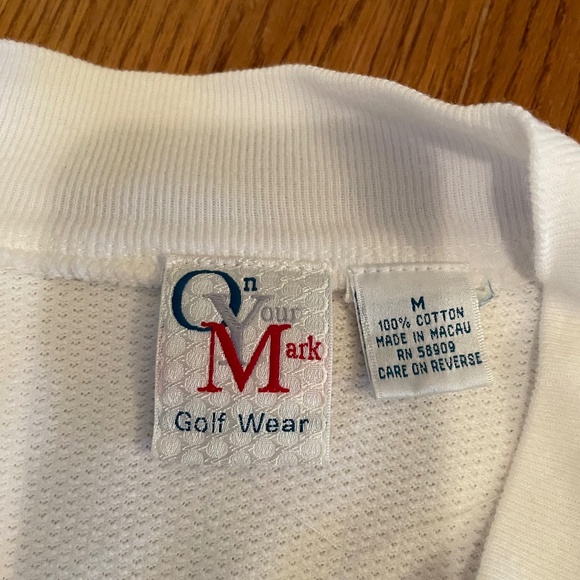 Vintage On Your Mark Golf Jacket, white size M - Picture 2 of 7